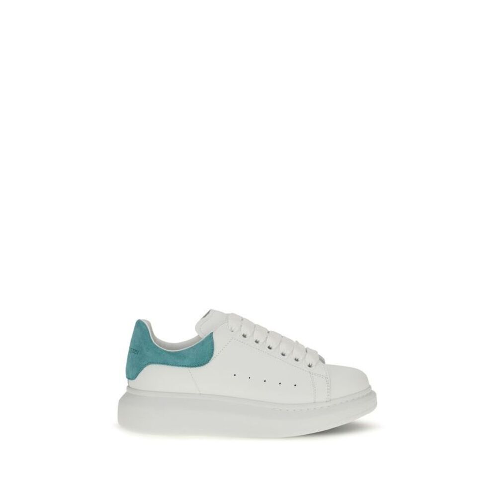 Alexander McQueen White Calf Leather Bos Taurus Chunky Women's Sneakers